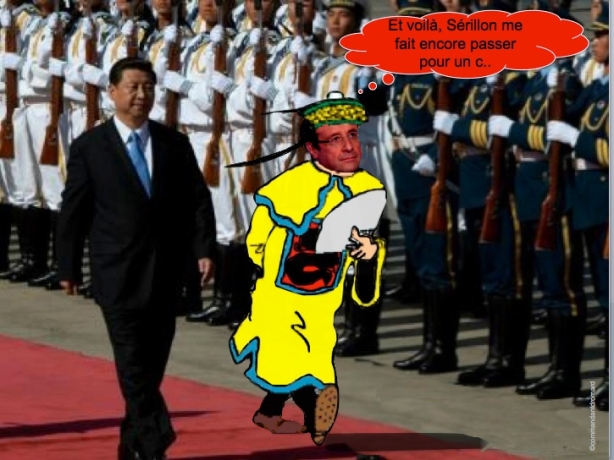 Hollande en Chine